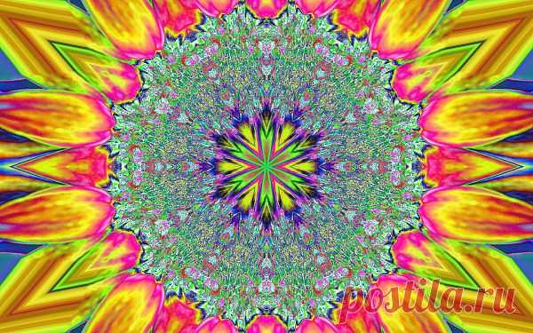 Digital Fractal Ornament  Free Stock Photo HD - Public Domain Pictures