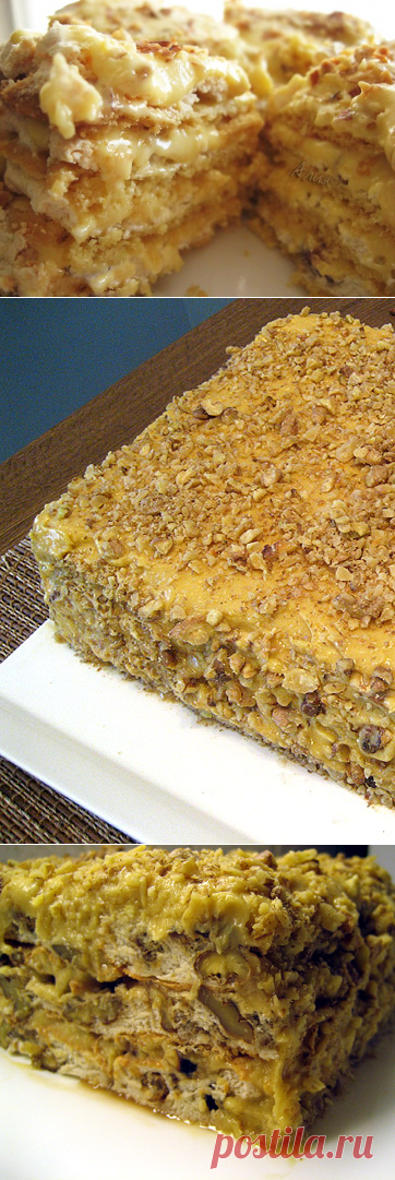 Торт королей на новогодний стол - съедается мгновенно!
=Коржи
10 белков
240 г сахарной пудры
600 г очищенных грецких орехов
2 ст. л. крахмала

=Крем
10 желтков
200г масла
160 г сахарной пудры
2 ст. л. какао

На украшение - шоколад и орехи ( 50г + несколько половинок)

Духовка разогревается до 220° C