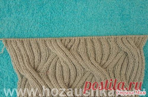 Шарф с косами Шарф с косами. Схема вязания спицами | Полезные советы хозяюшкам - Вязание - Страна Мам