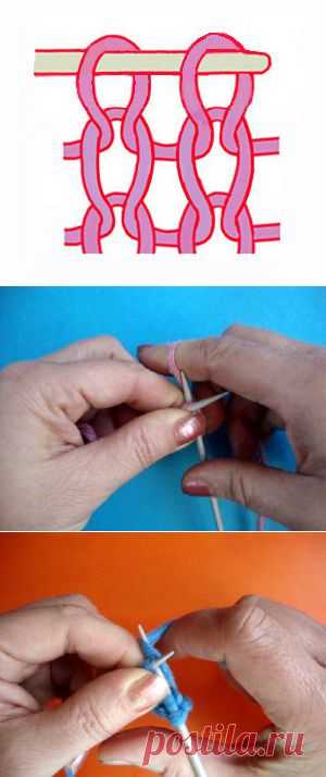 Начинаем вязать – Видео уроки вязания » Вязание спицами – Урок №31 – “Нестандартный английский метод вязания лицевой петли за заднюю стенку петли”