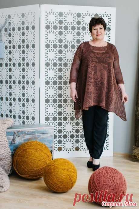 Туника "Райская птица" от Валентины Дьяченко.