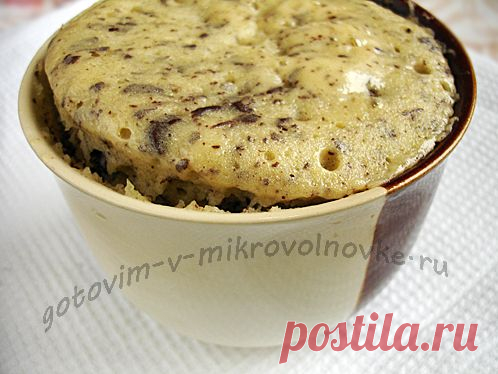 Кекс в кружке: 4 рецепта с фото