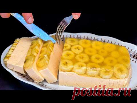 Он настолько вкусный, что я готовлю его почти каждый день. Фруктовый торт из желе.