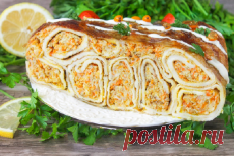 Курица, фаршированная блинами | Готовим Смакуем | Яндекс Дзен