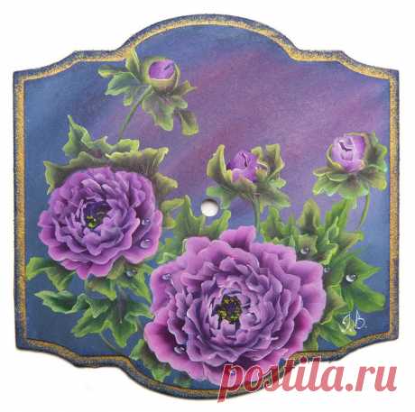 Рисунки плоской кистью от Юлии Белей