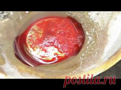 Серебро. Восстановление медью. Будет ли 999? Добыл красный кислород?