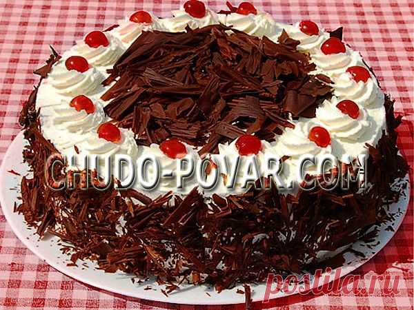 ТОРТ "ПЬЯНАЯ ВИШНЯ" - рецепт (фото)