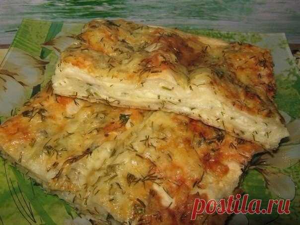 Пирог сырный из лаваша