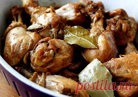 Острые куриные ножки, тушеные по-филиппински | Вкусный рецепт