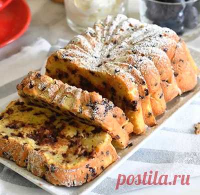 Готовим кекс с шоколадом и сыром