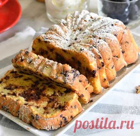 Готовим кекс с шоколадом и сыром