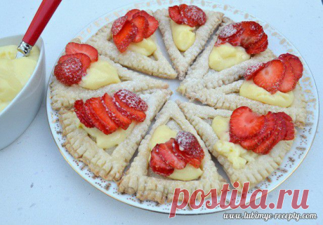 Десерт с клубникой | Любимые рецепты