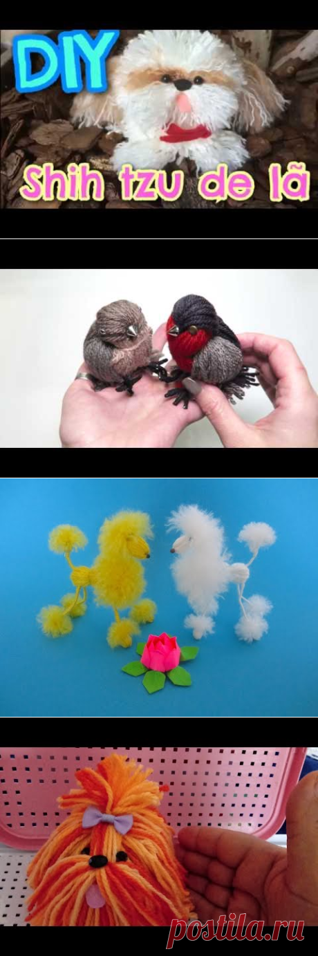 (2) DIY - Shih tzu feito com lã - YouTube