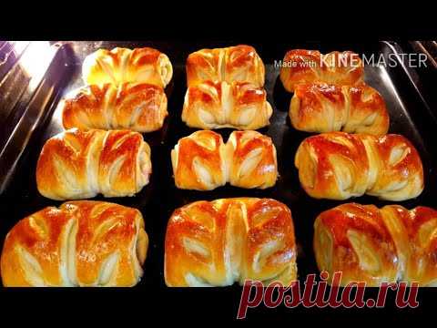 💖АРОМАТ СВЕДЕТ С УМА! Рецепт в Приданное для невесты! Самые Нежные  Булочки с ПЕРСИКАМИ!КАК ПУХ КЧАЮ