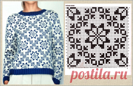 15 просто невероятно шикарных жаккардовых нарядов - модели со схемами - в копилку вязальщиц | МНЕ ИНТЕРЕСНО | Яндекс Дзен