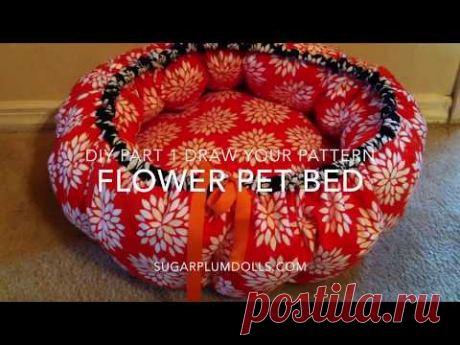 Flower Pet Bed DIY