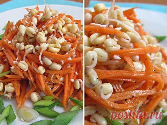 Постигая искусство кулинарии... : Салат с ростками маша по-корейски