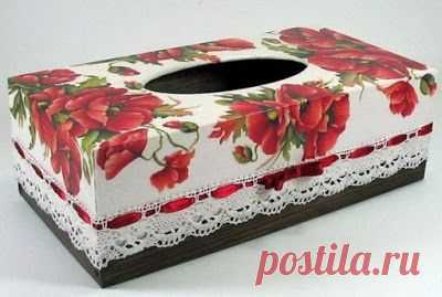 ДЕКУПАЖ САЛФЕТКАМИ. КОРОБОЧКИ ДЛЯ САЛФЕТОК.