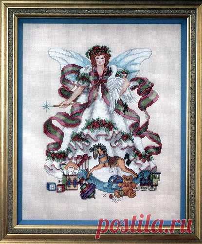 Ангелы ...вышитые крестиком ... от American School of Needlework