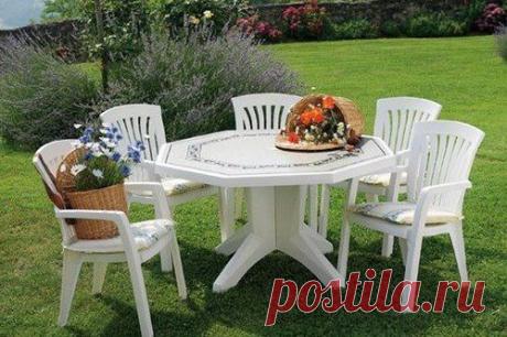 Купить пластиковую мебель для дачи и сада в интернет-магазине с доставкой.