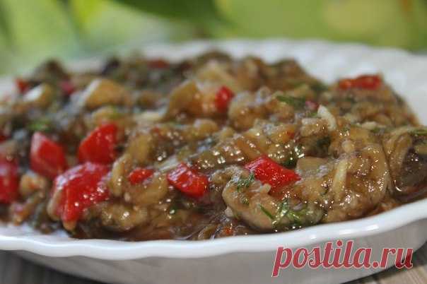 Острая закуска из баклажан и перца / Абсолютное здоровье