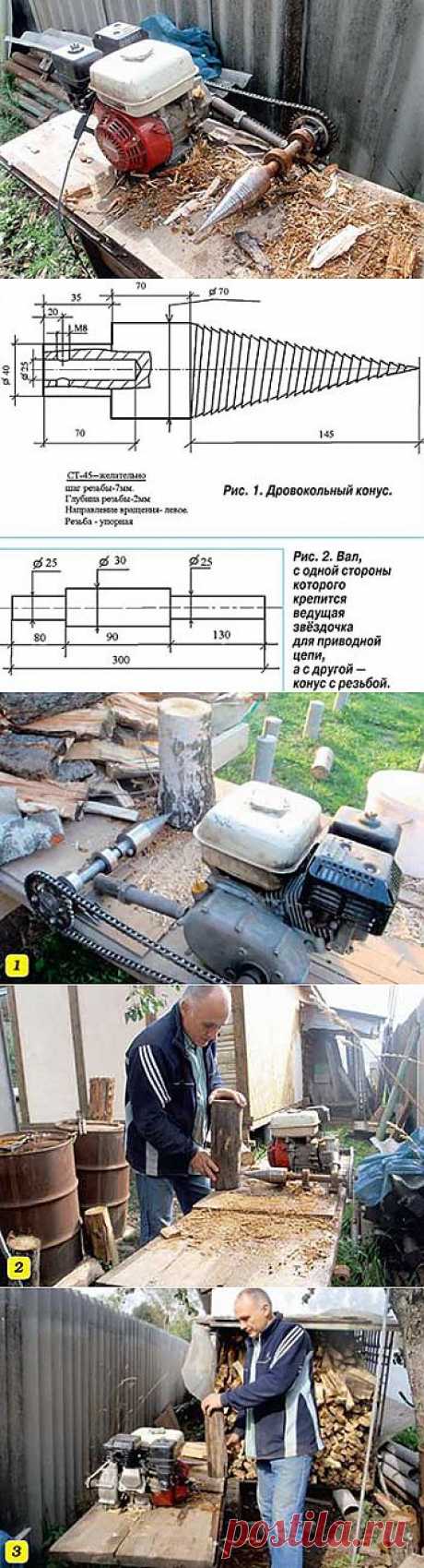Механический колун - Построим дом и дачу сами