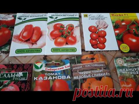 Обзор томатов для посадки на 2019г.