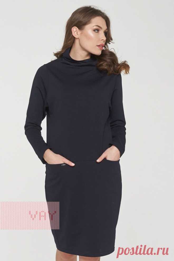 Летние платья от марки VAY. Женские летние платья VAY (артикул 182-3444), цветовое решение т.синий. Ещё больше женских платьев марки ВЭЙ на оптовом сайте производителя VAY - Ньювэй.ру https://www.newvay.ru