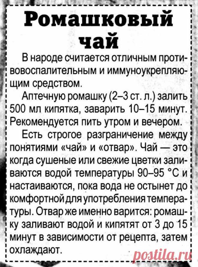 Ромашковый чай