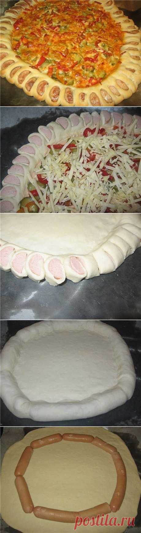 ПИЦЦА С ВКУСНЫМ КРАЕШКОМ