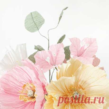 Newly made paper Papaver bouquet is catching the afternoon light 🌸🌞 These flowers are the only ones for which I used lighter paper in order to achieve that smooth, silky structure 😊  #kukkakimppu #kukkakauppa #helsinki #finland #paperpetals #paperflowers #paper #photography #kukka #floral #flowers #kukat #beautiful #instabeauty #papaver #bouquet #boutique #light