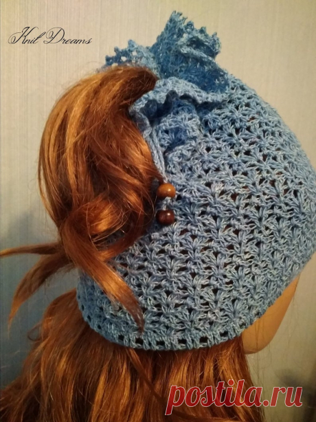 Lightweight Beanie summer Beach from the sun Cotton mom messy | Etsy