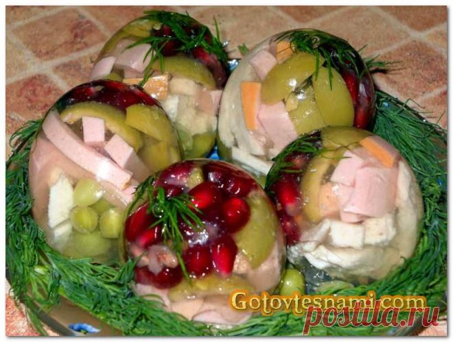 Заливное “пасхальное яйцо”