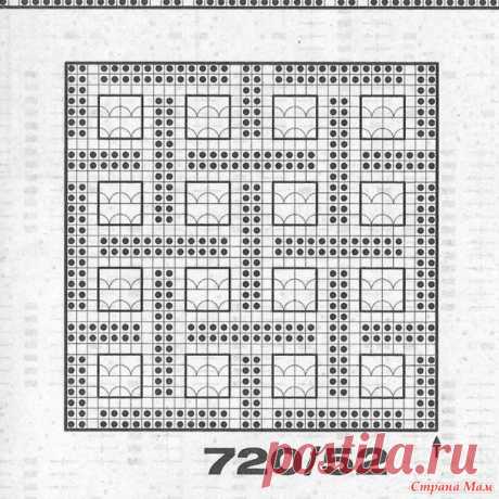 . Кардиган в филейной технике - Вязание - Страна Мам