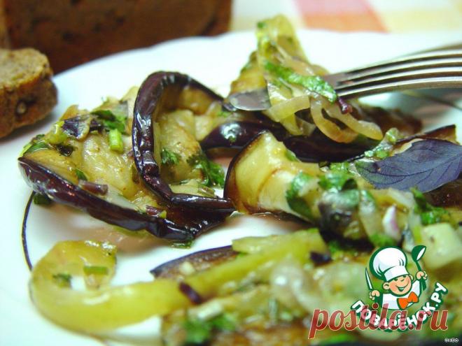 Баклажаны со свежей зеленью - кулинарный рецепт