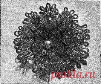 Образцы, выполненные одним челноком. Многослойный цветок | Страничка для рукодельниц