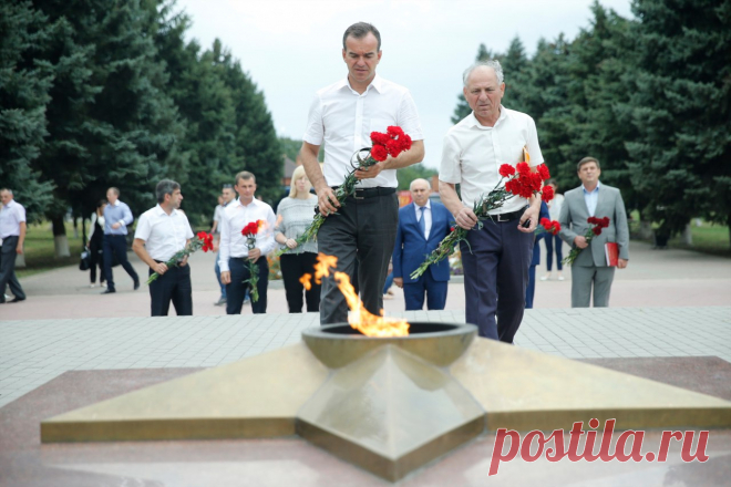 Вениамин Кондратьев и Владимир Ханбеков.
