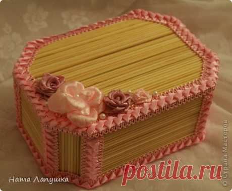 Шкатулки из шпажек