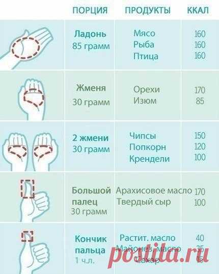 Способы измерить порцию!