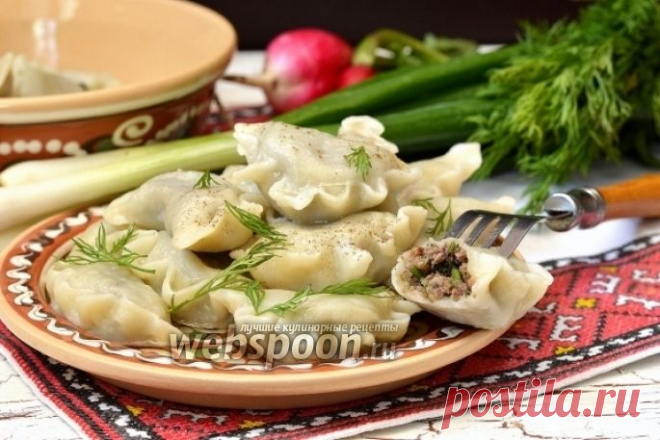 ВАРЕНИКИ С КУРИНЫМИ СЕРДЕЧКАМИ И УКРОПОМ