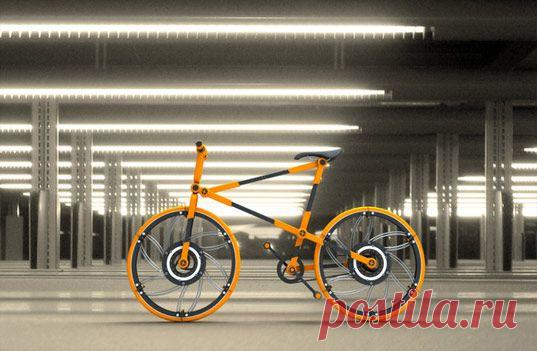 Эко 7 велосипедов Складки вписать в чемодан | Inhabitat - Устойчивое Дизайн Инновации, Эко Архитектура, Green Building