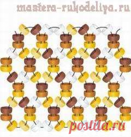 Анимированный мастер-класс по бисероплетению: Cетка Псевдо-Соты Анимированный мастер-класс по бисероплетению: Cетка Псевдо-Соты