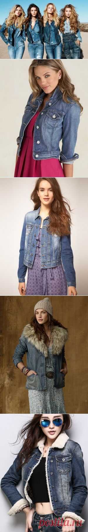 Тренд осени - 2015: стильные джинсовые женские куртки