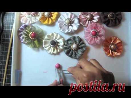 How to make center of the flower - YouTube