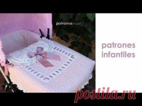 Colcha capazo de bugaboo. Patrones infantiles