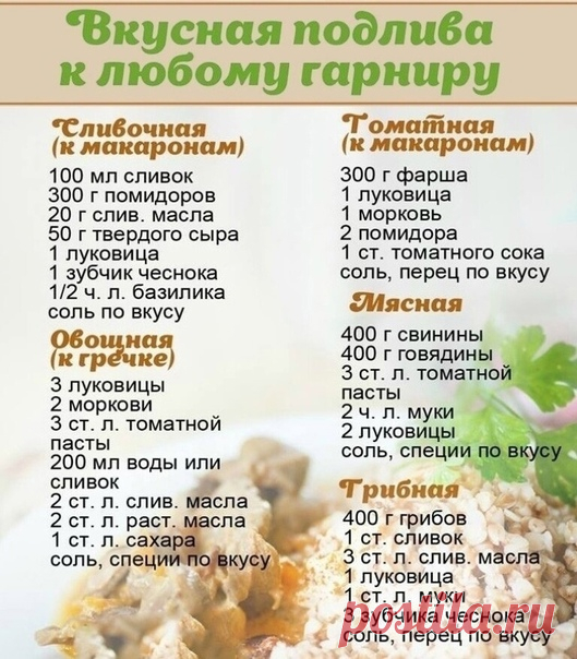 Полезная шпаргалочка для хозяек, забираем себе