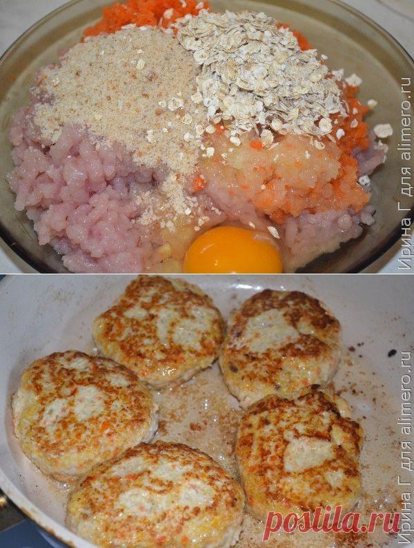 Котлетки-обманки из курицы и моркови