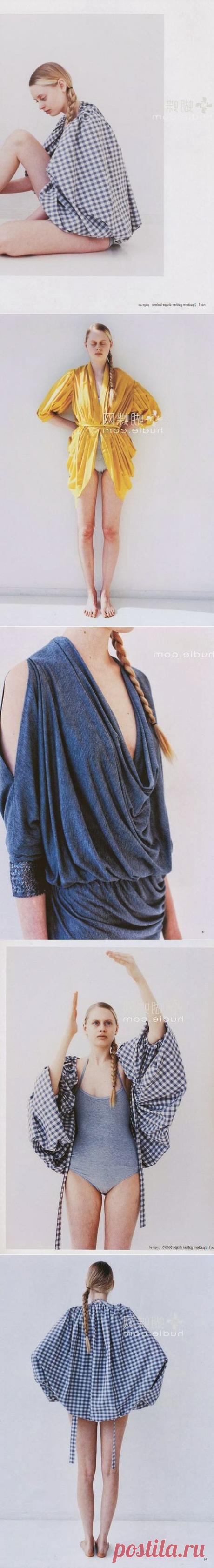 Как сделать драпировку в одежде? Drape clothes ~ HandMadiya.com