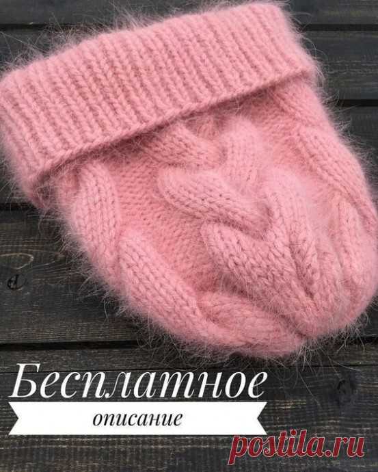 Бесплатное описание шапочки с косами