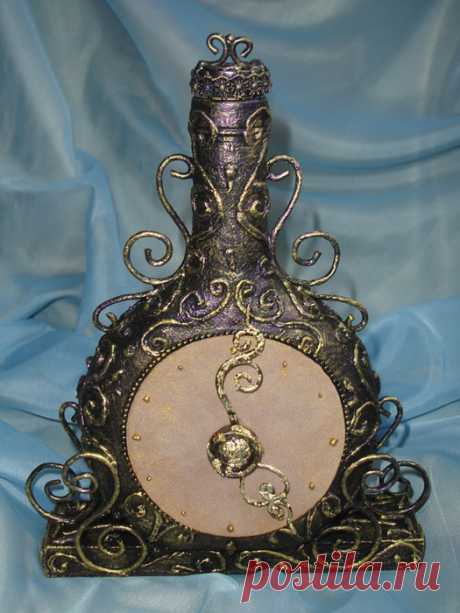 декор бутылки